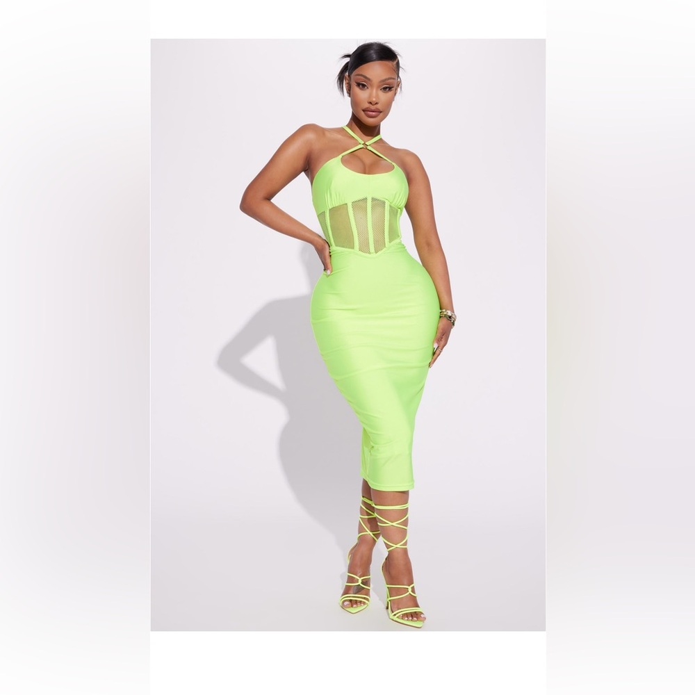 Fashionnova Siren Midi Dress NWT
